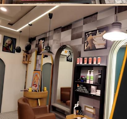 Glorious Hair Studio DigiSpots screen installed